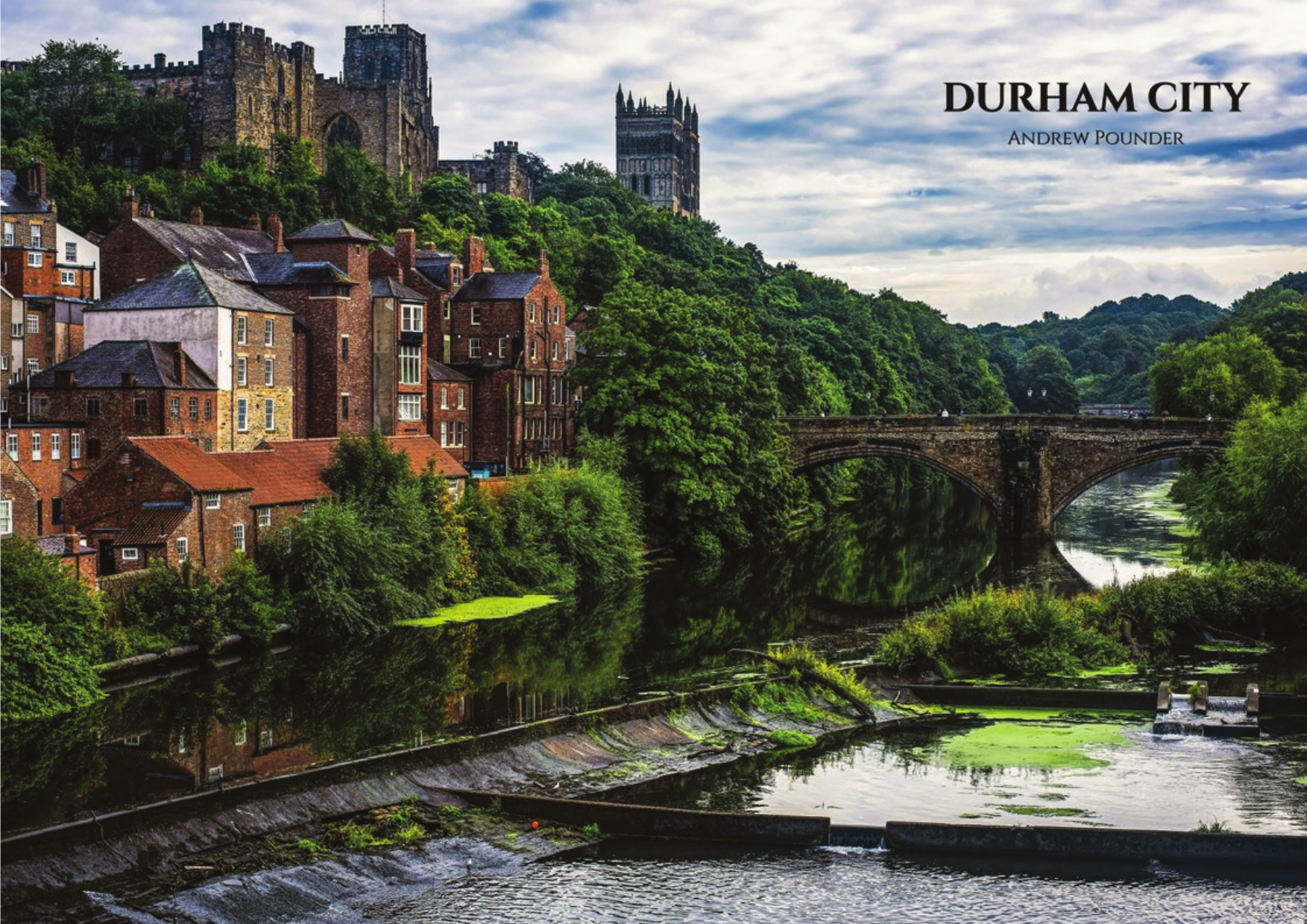 Durham City fine art colour zine book cover - Andrew Pounder