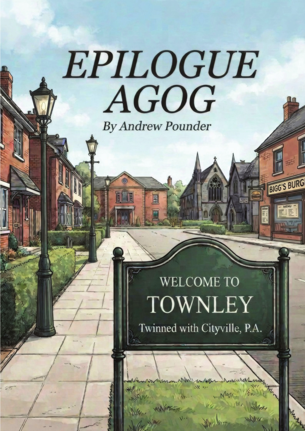 Epilogue Agog graphic novel cover - Andrew Pounder