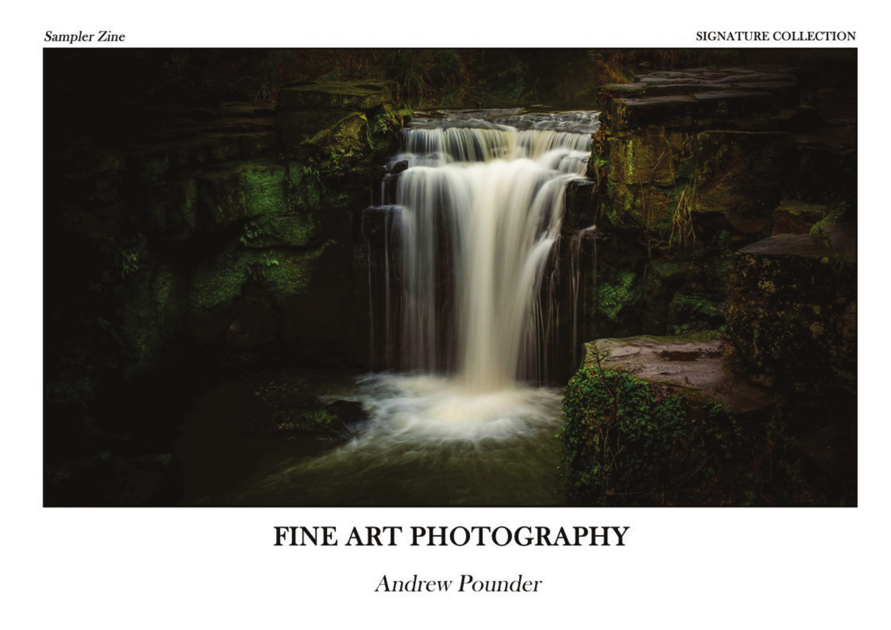 Fine Art Photography Signature Collection sampler book cover - Andrew Pounder