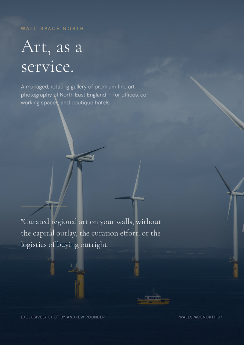 Wall Space North Art-as-a-Service brochure cover