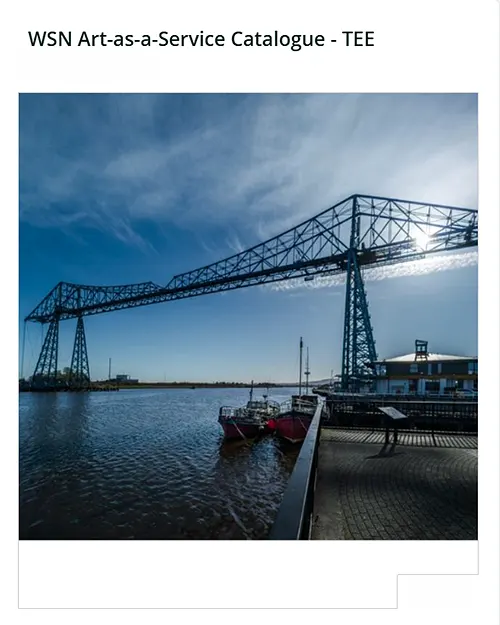 Tees Valley fine art photography book cover - Wall Space North